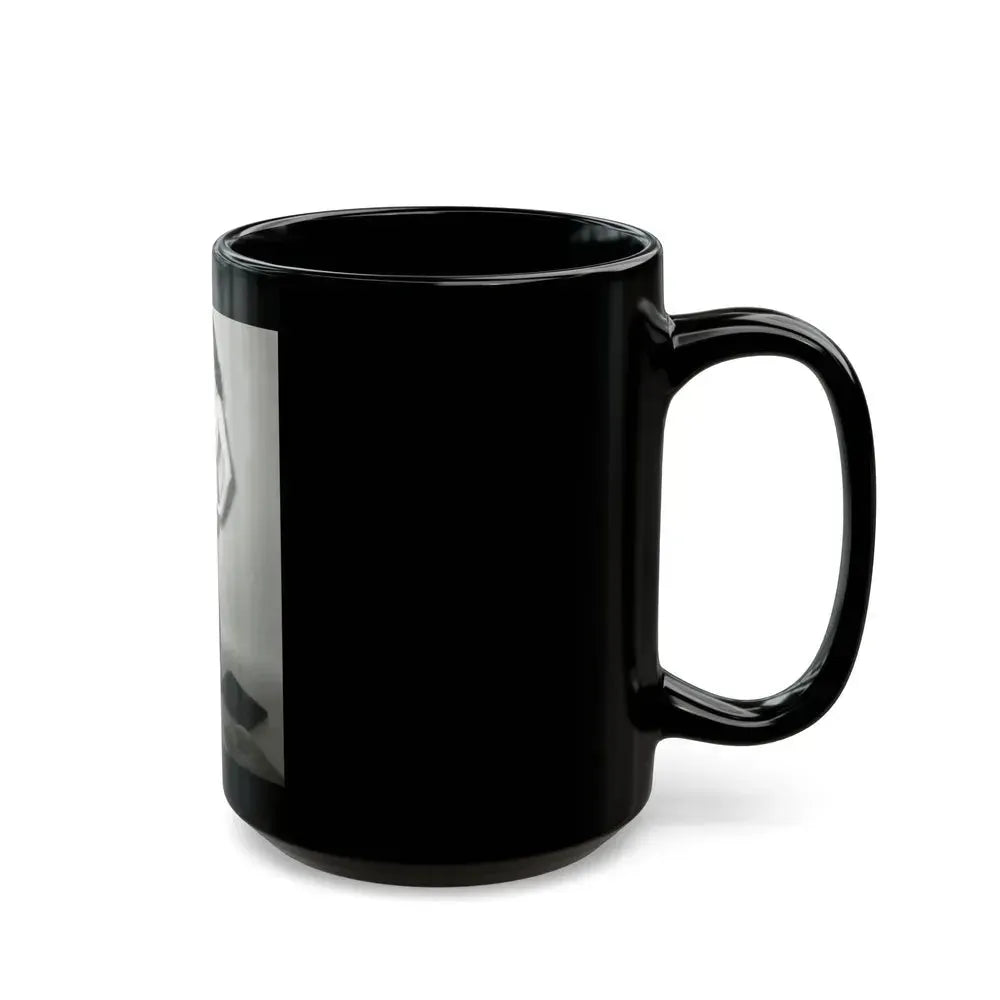 Bettie Page #159 (Vintage Female Icon) Black Coffee Mug - Go Mug Yourself