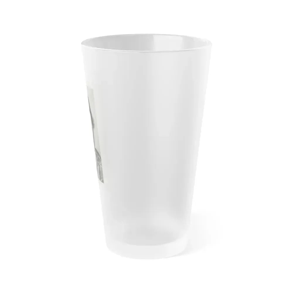 Bettie Page #165 (Vintage Female Icon) Frosted Pint Glass 16oz - Go Mug Yourself