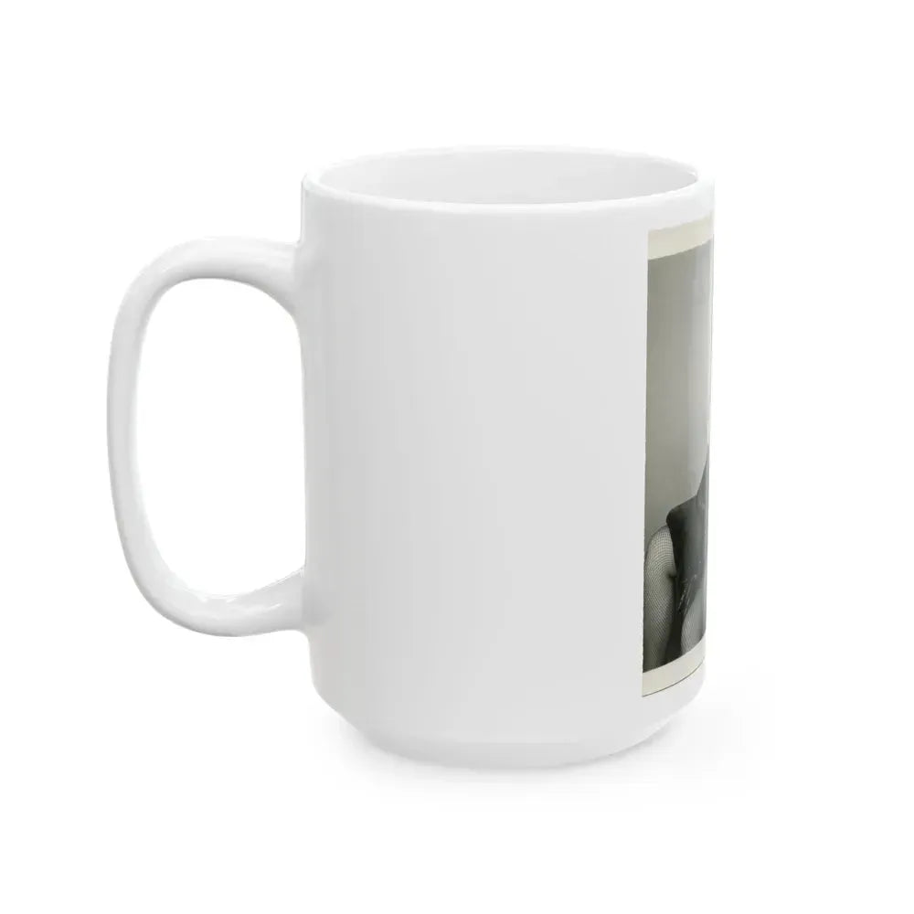Bettie Page #165 (Vintage Female Icon) White Coffee Mug - Go Mug Yourself