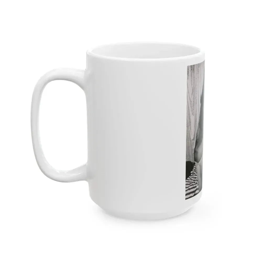Bettie Page #169 (Vintage Female Icon) White Coffee Mug - Go Mug Yourself