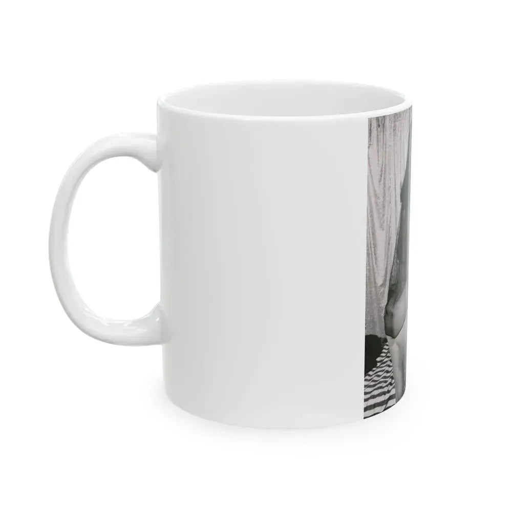 Bettie Page #169 (Vintage Female Icon) White Coffee Mug - Go Mug Yourself