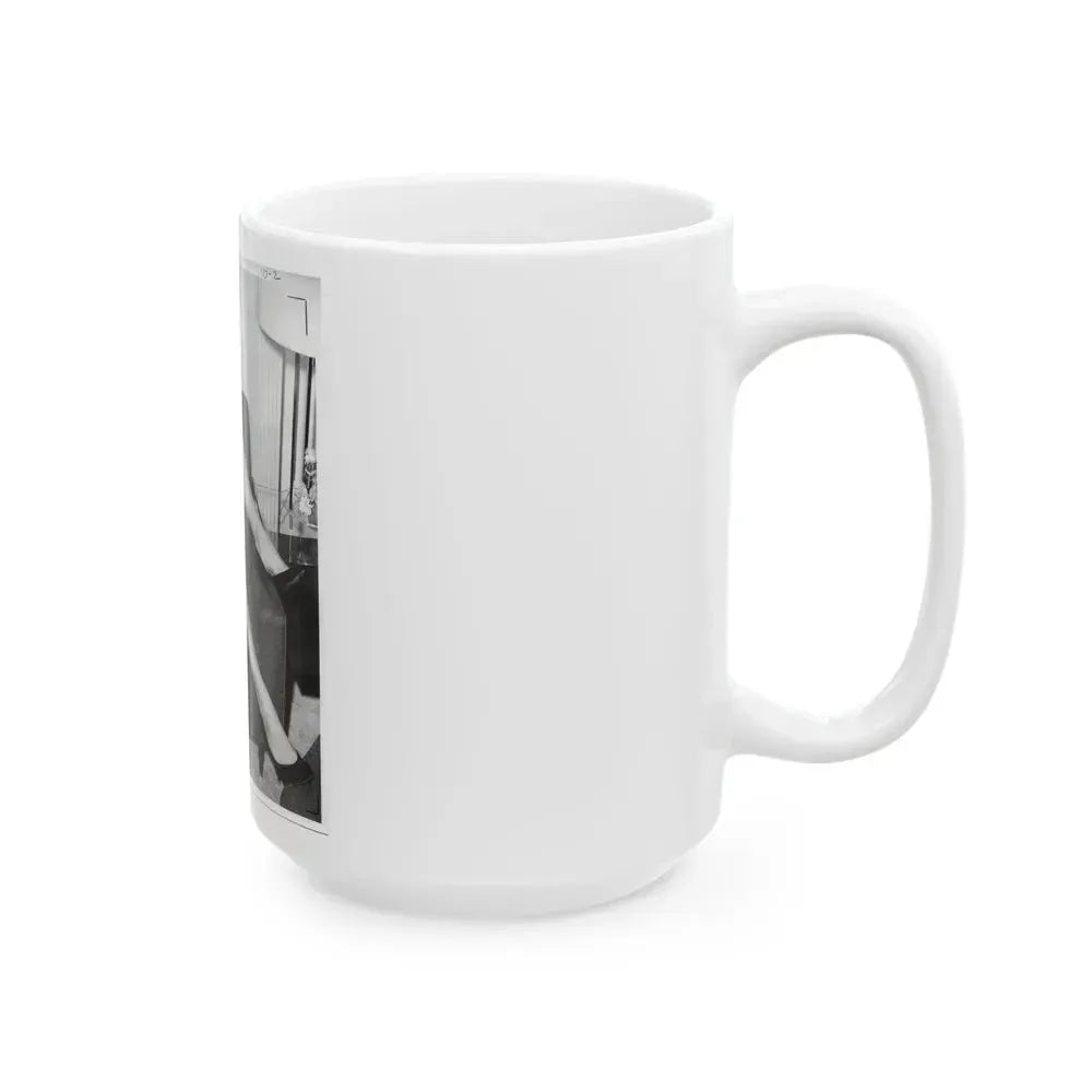 Bettie Page #190 (Vintage Female Icon) White Coffee Mug - Go Mug Yourself