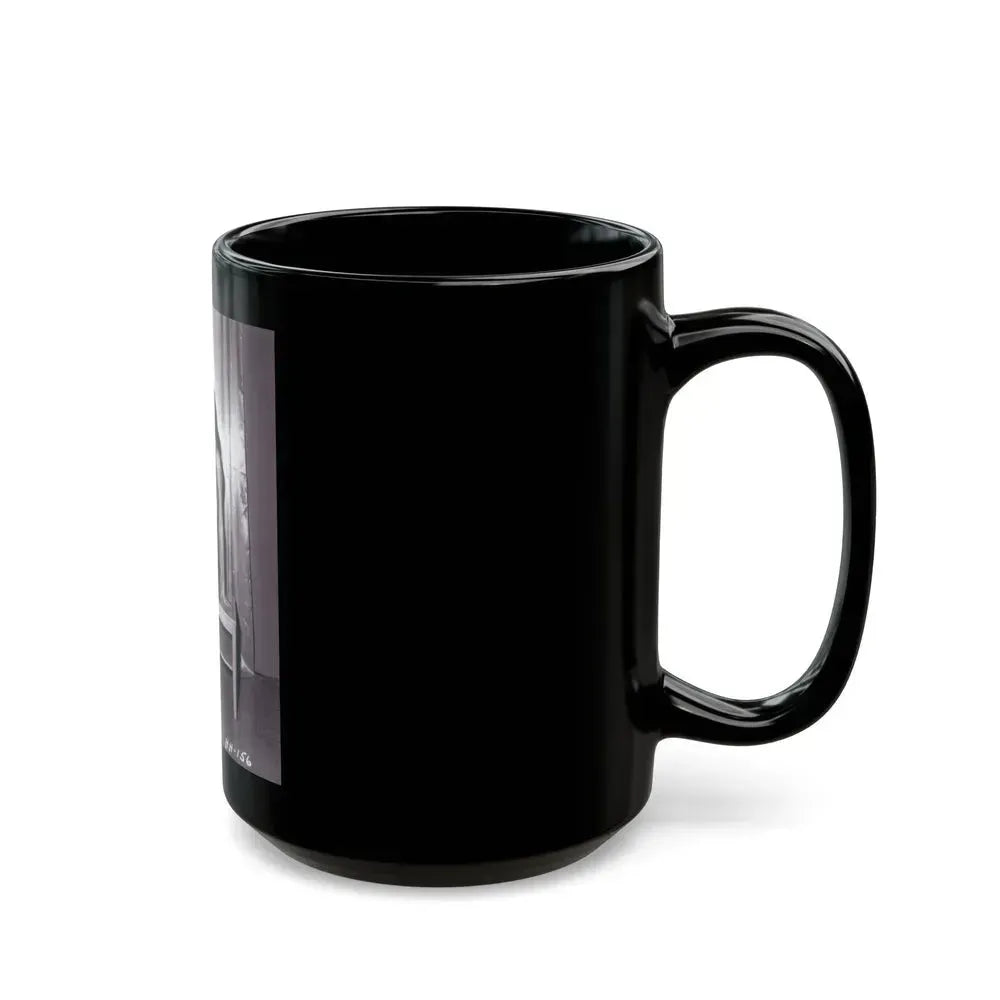 Bettie Page #235 (Vintage Female Icon) Black Coffee Mug - Go Mug Yourself