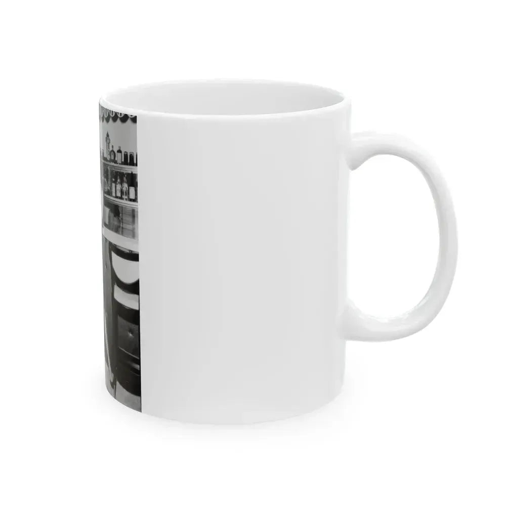 Bettie Page #41 (Vintage Female Icon) White Coffee Mug - Go Mug Yourself