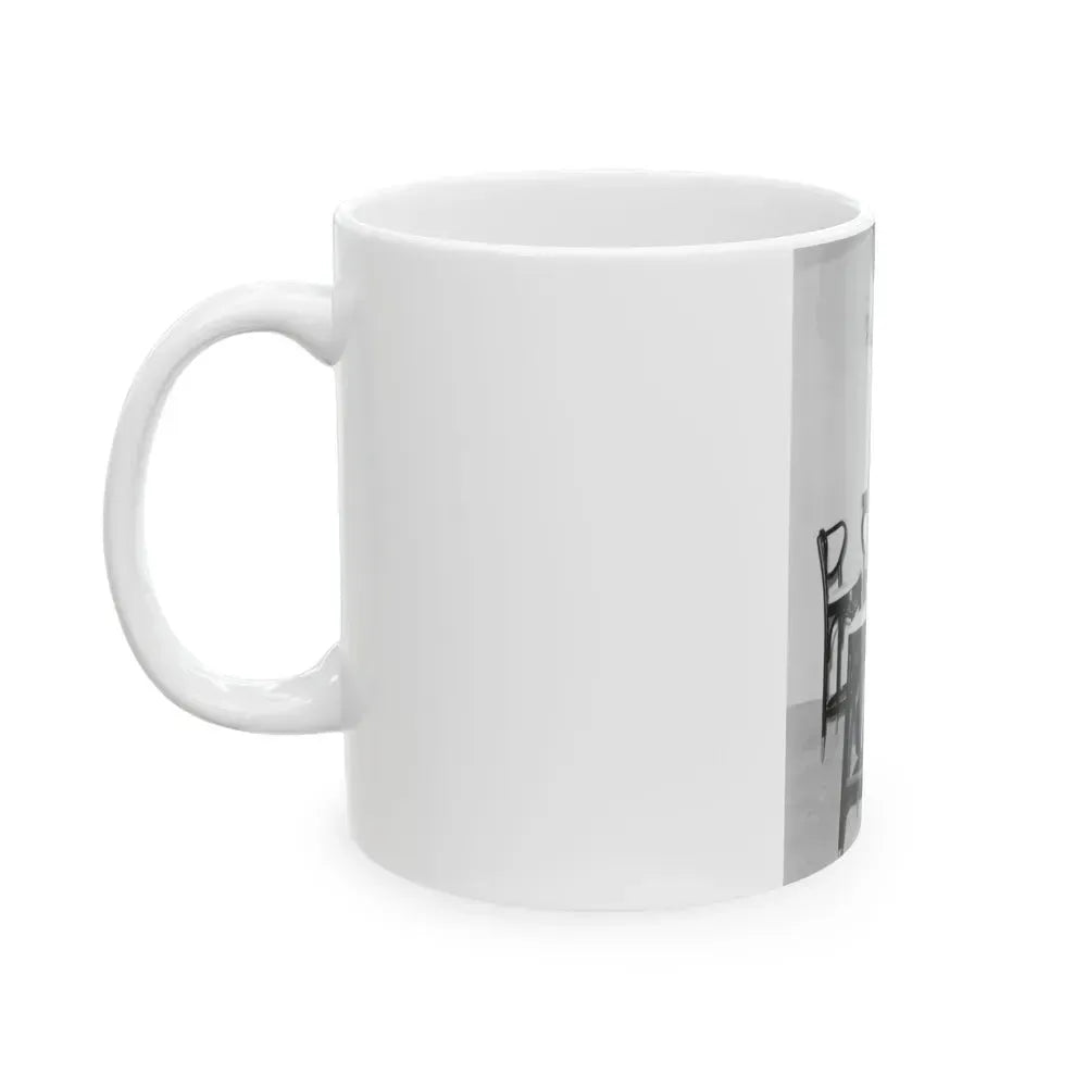 Bettie Page #41 (Vintage Female Icon) White Coffee Mug - Go Mug Yourself