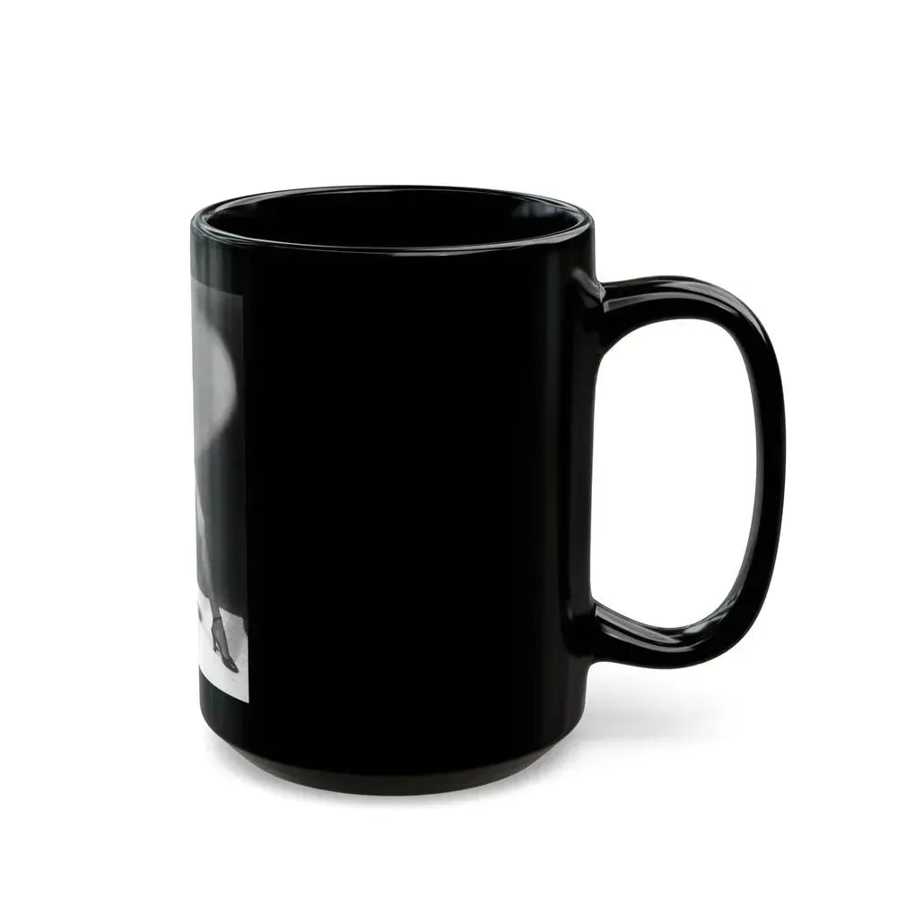 Bettie Page #467 (Vintage Female Icon) Black Coffee Mug - Go Mug Yourself
