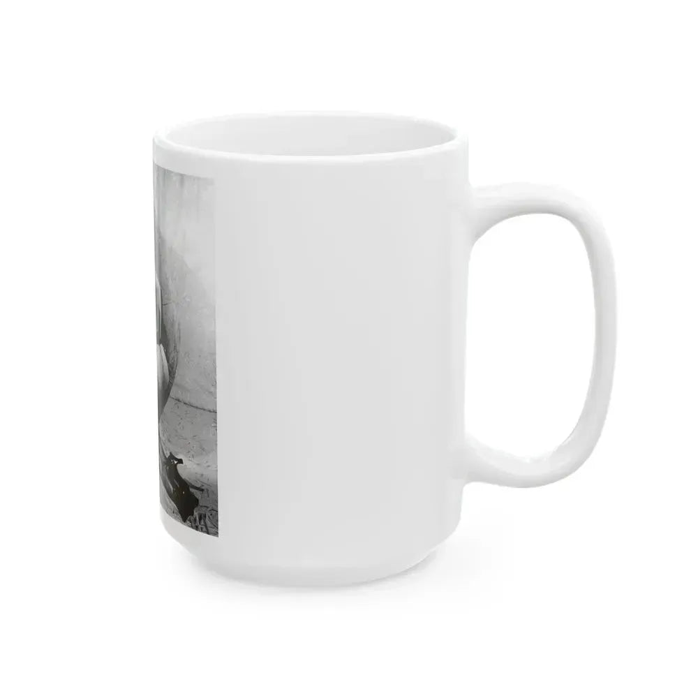Bettie Page #468 (Vintage Female Icon) White Coffee Mug - Go Mug Yourself