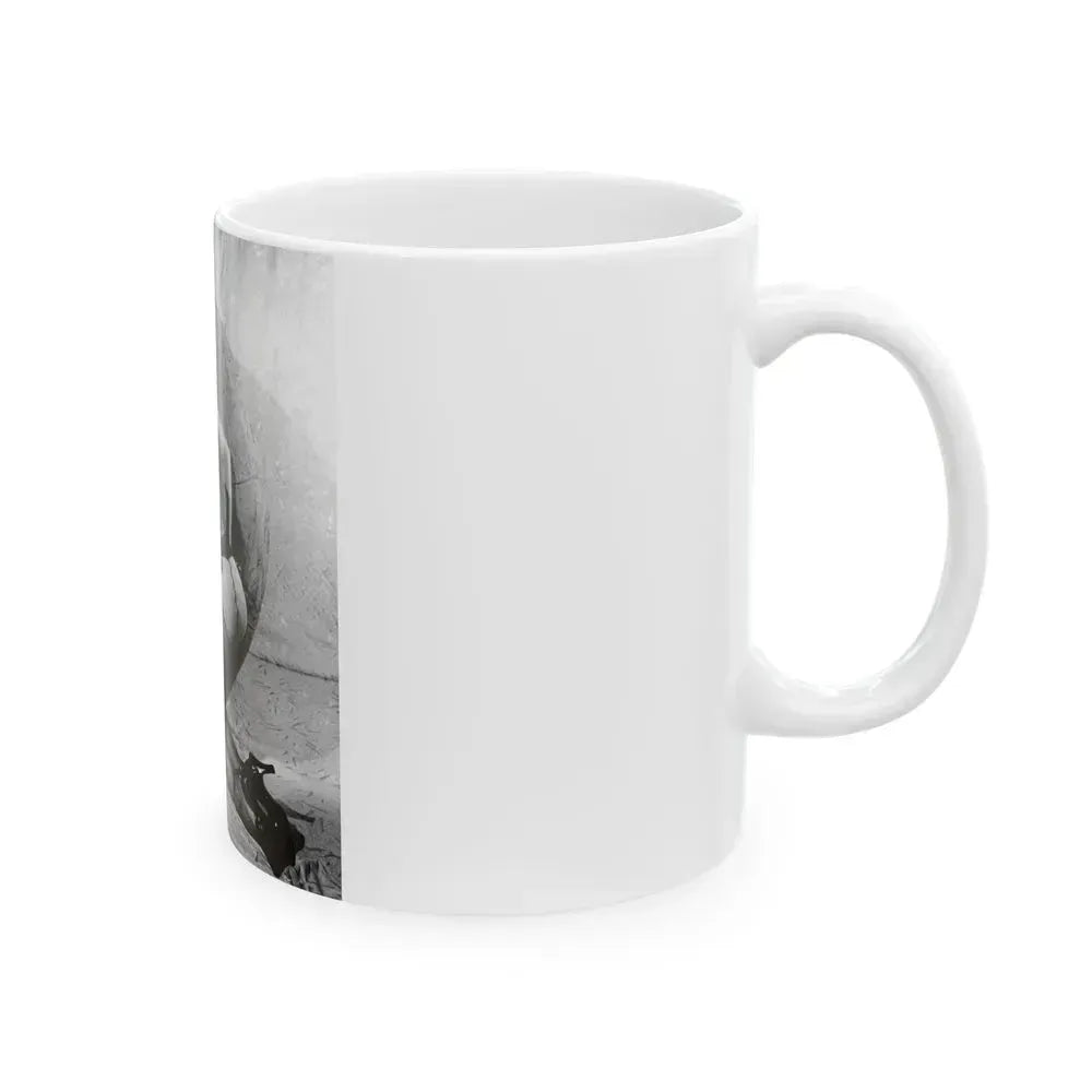 Bettie Page #468 (Vintage Female Icon) White Coffee Mug - Go Mug Yourself