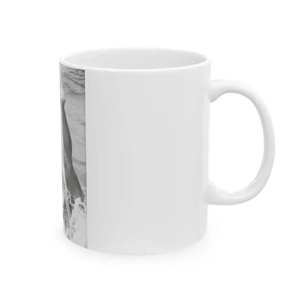 Bettie Page #469 (Vintage Female Icon) White Coffee Mug - Go Mug Yourself