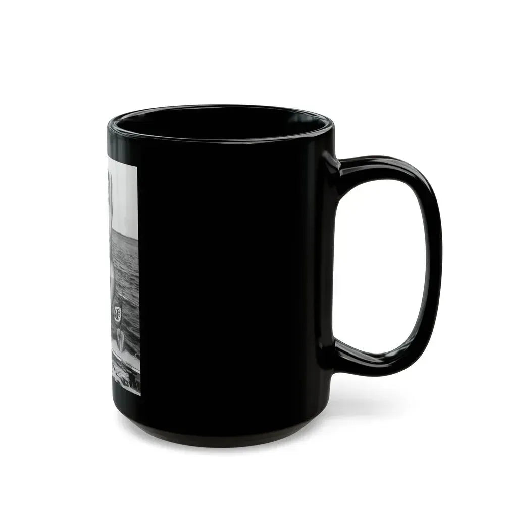 Bettie Page #471 (Vintage Female Icon) Black Coffee Mug - Go Mug Yourself