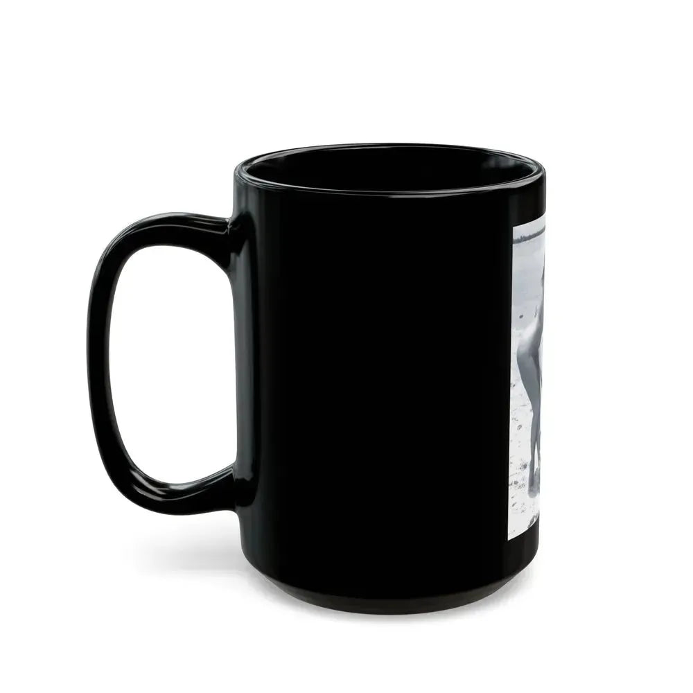 Bettie Page #472 (Vintage Female Icon) Black Coffee Mug - Go Mug Yourself