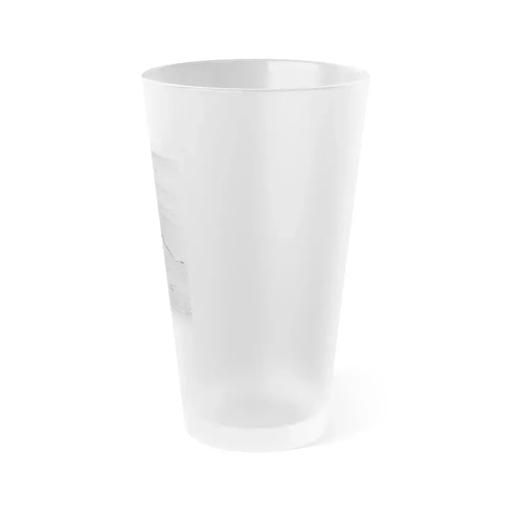 Bettie Page #473 (Vintage Female Icon) Frosted Pint Glass 16oz - Go Mug Yourself