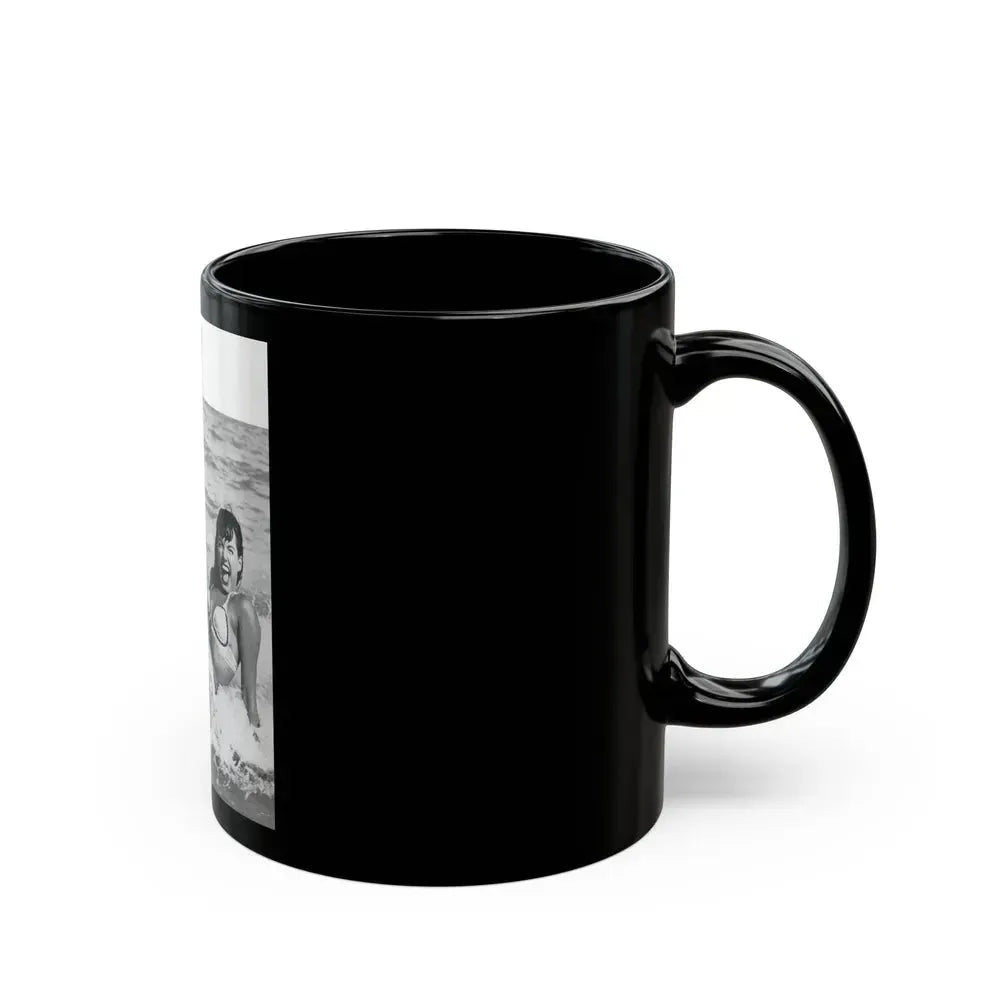 Bettie Page #474 (Vintage Female Icon) Black Coffee Mug - Go Mug Yourself
