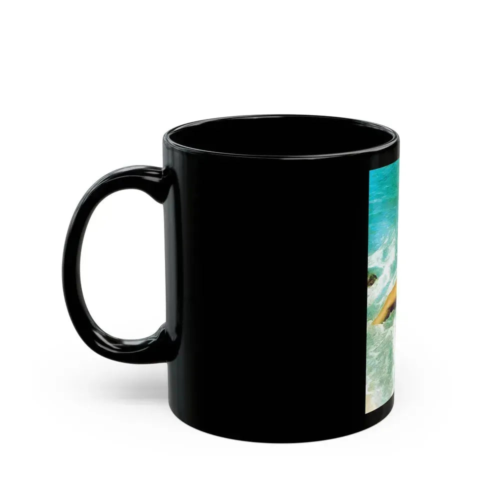 Bettie Page #476 (Vintage Female Icon) Black Coffee Mug - Go Mug Yourself