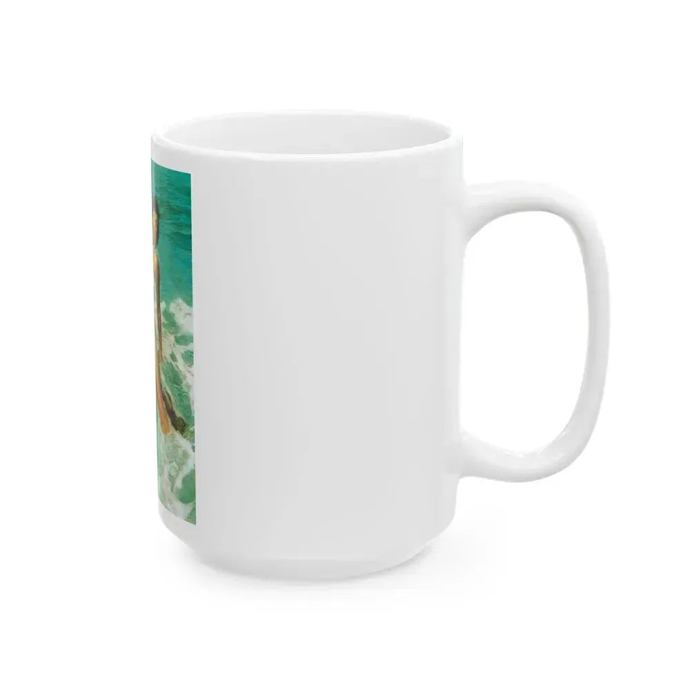 Bettie Page #476 (Vintage Female Icon) White Coffee Mug - Go Mug Yourself