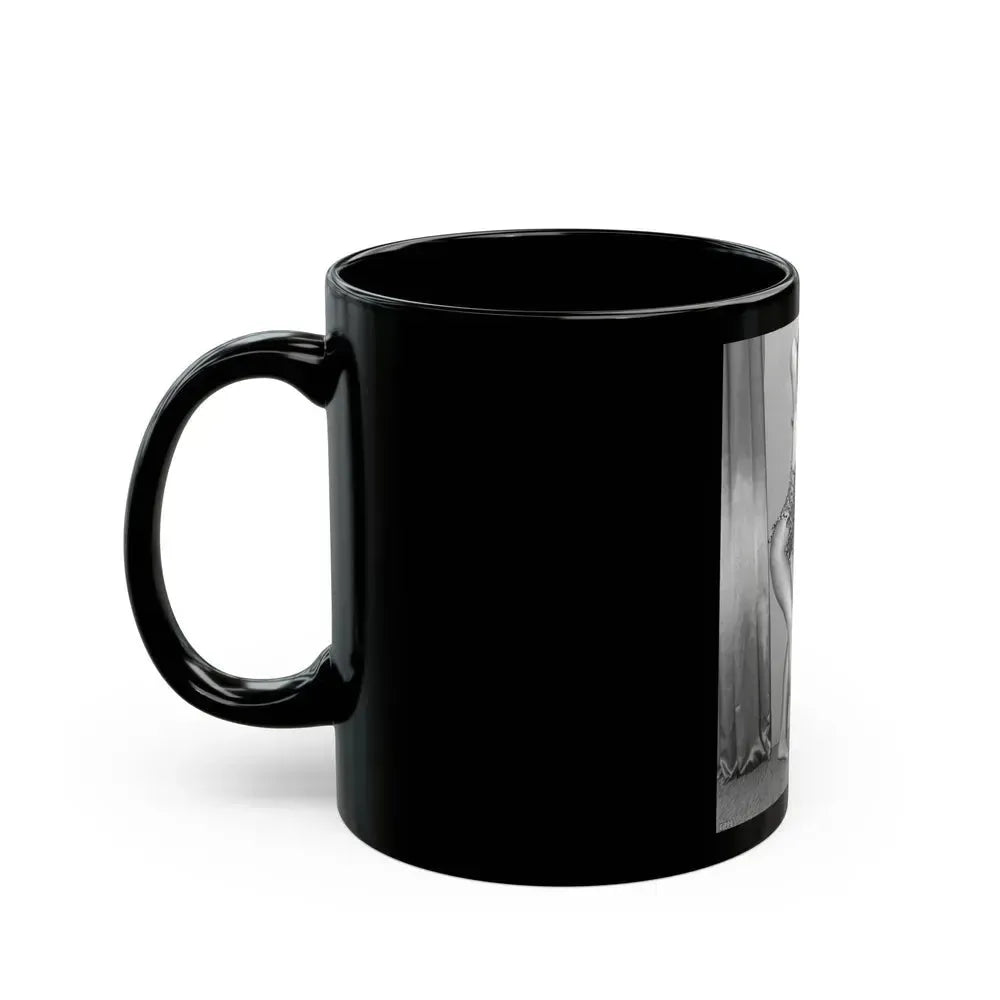 Bettie Page #49 (Vintage Female Icon) Black Coffee Mug - Go Mug Yourself