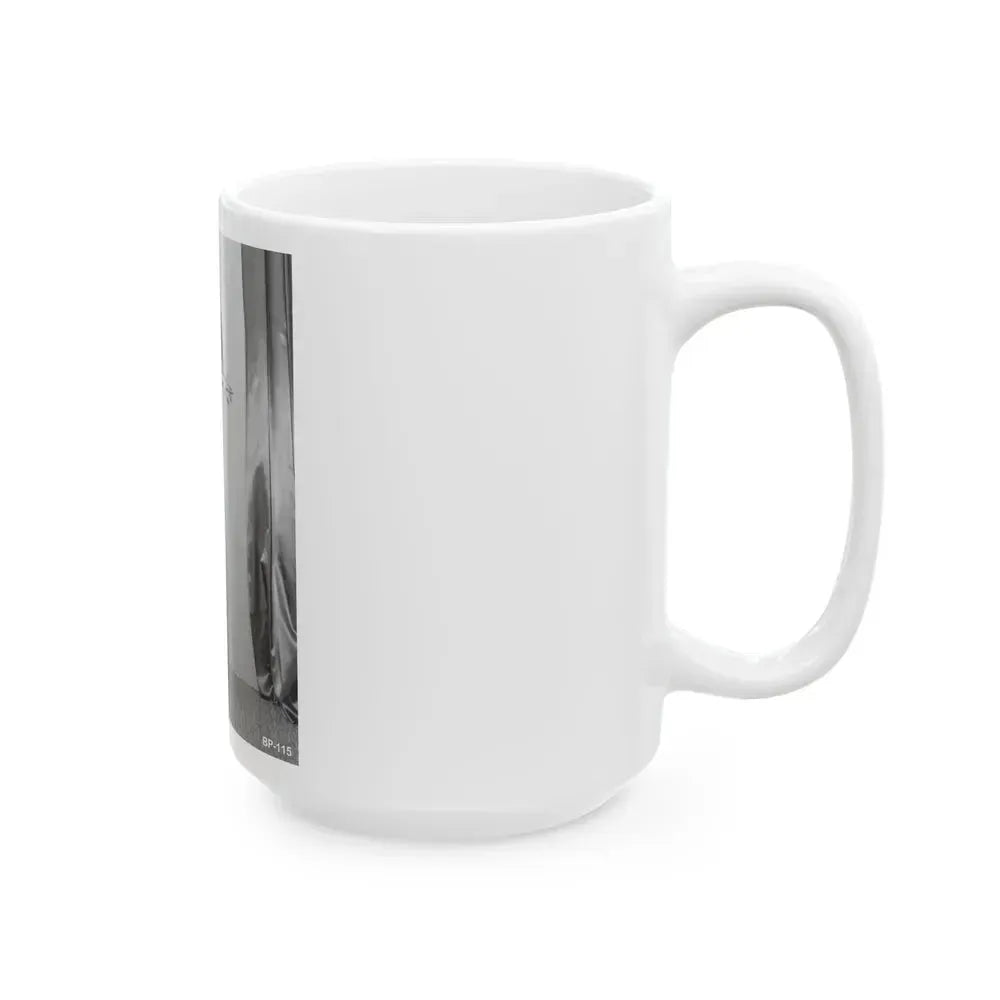 Bettie Page #49 (Vintage Female Icon) White Coffee Mug - Go Mug Yourself
