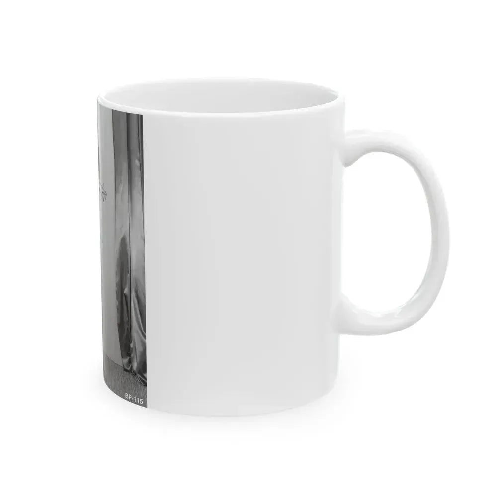 Bettie Page #49 (Vintage Female Icon) White Coffee Mug - Go Mug Yourself