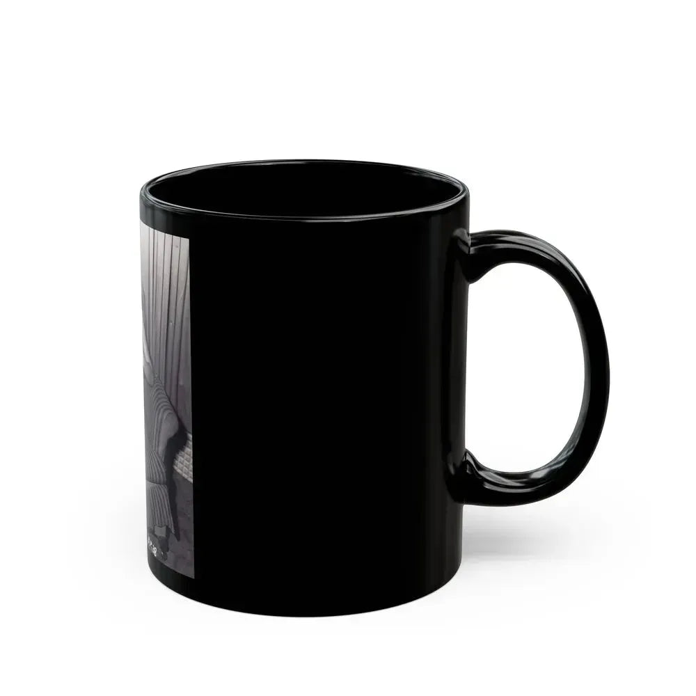Bettie Page #498 (Vintage Female Icon) Black Coffee Mug - Go Mug Yourself