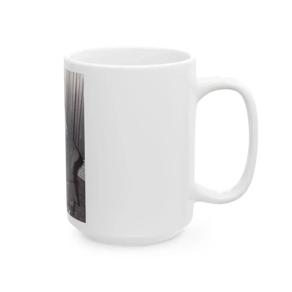 Bettie Page #498 (Vintage Female Icon) White Coffee Mug - Go Mug Yourself