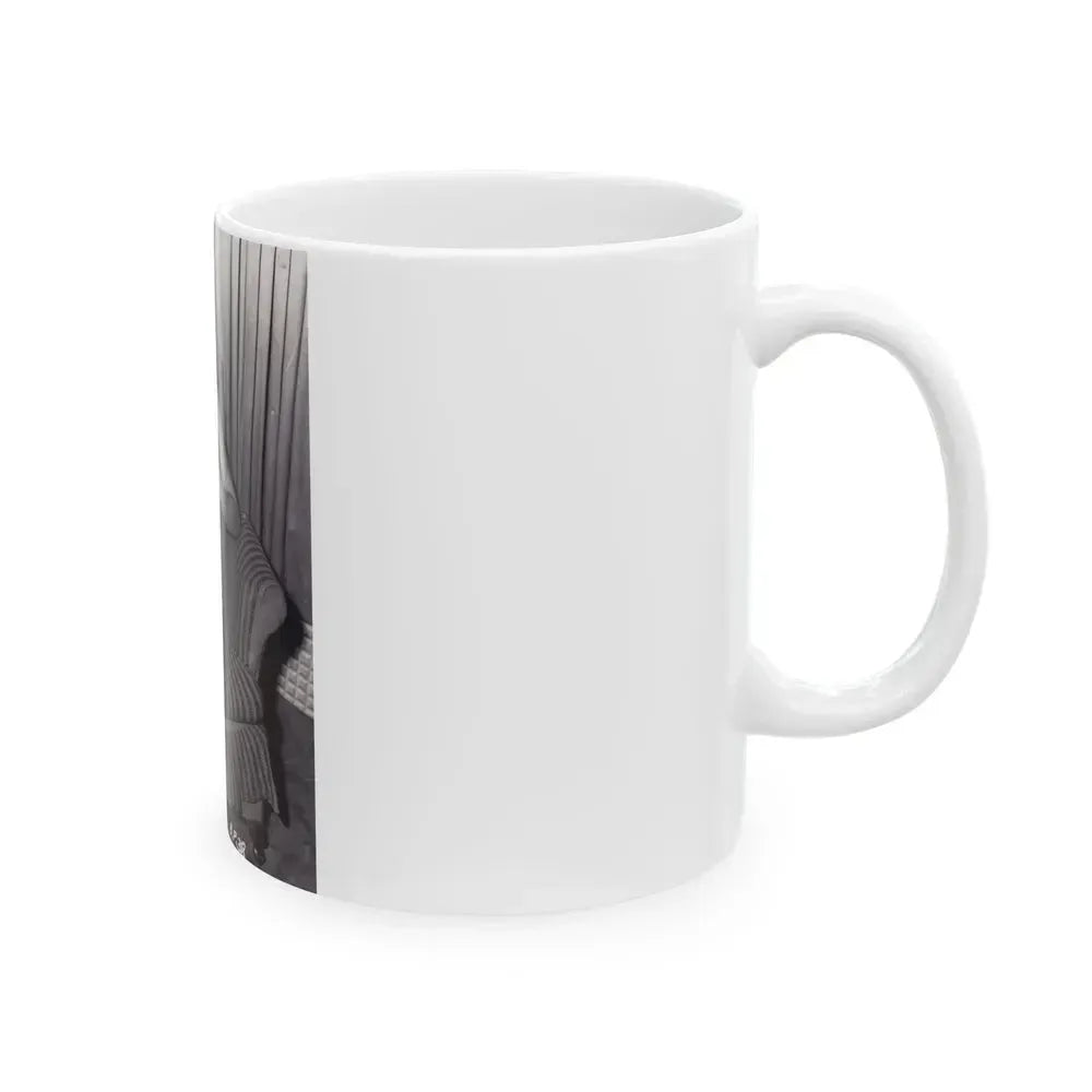 Bettie Page #498 (Vintage Female Icon) White Coffee Mug - Go Mug Yourself