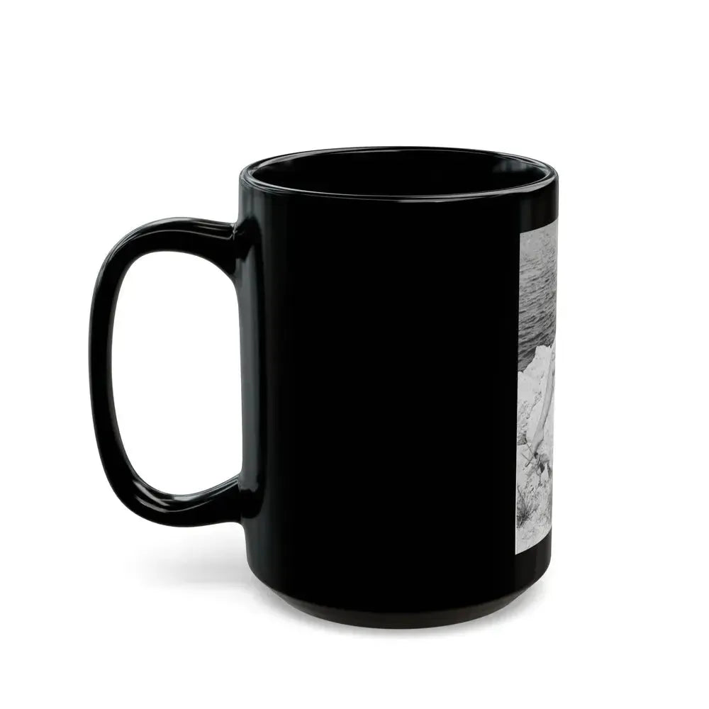 Bettie Page #499 (Vintage Female Icon) Black Coffee Mug - Go Mug Yourself