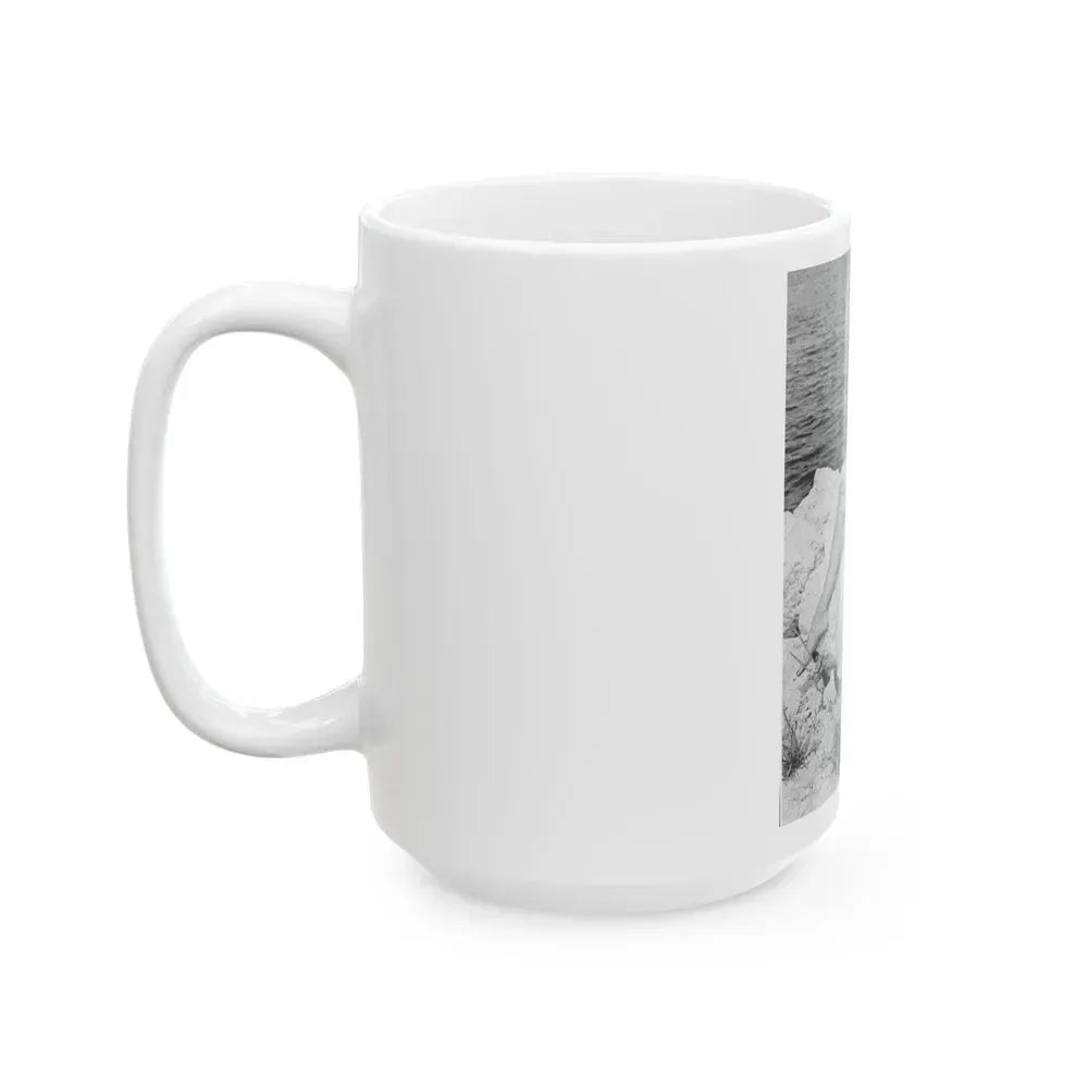 Bettie Page #499 (Vintage Female Icon) White Coffee Mug - Go Mug Yourself