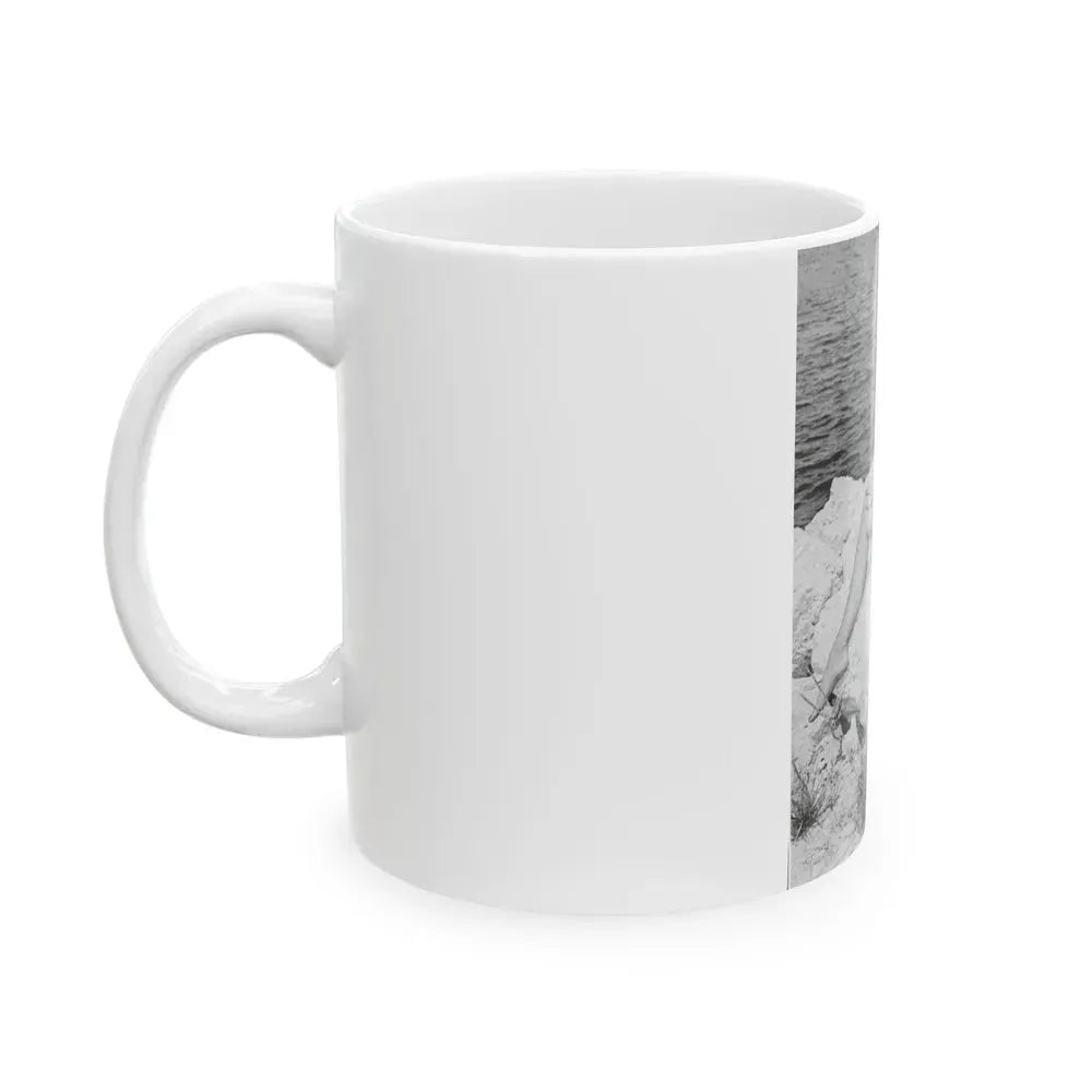 Bettie Page #499 (Vintage Female Icon) White Coffee Mug - Go Mug Yourself