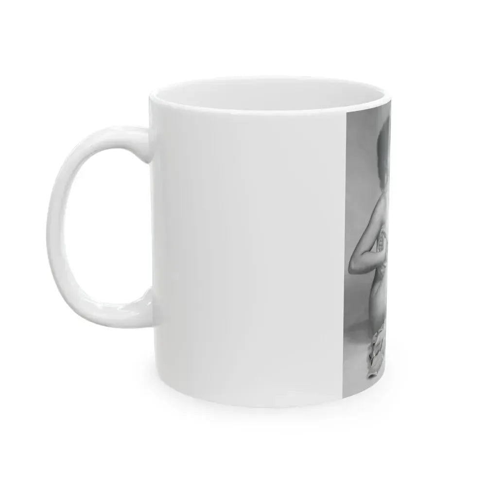 Bettie Page #500 (Vintage Female Icon) White Coffee Mug - Go Mug Yourself