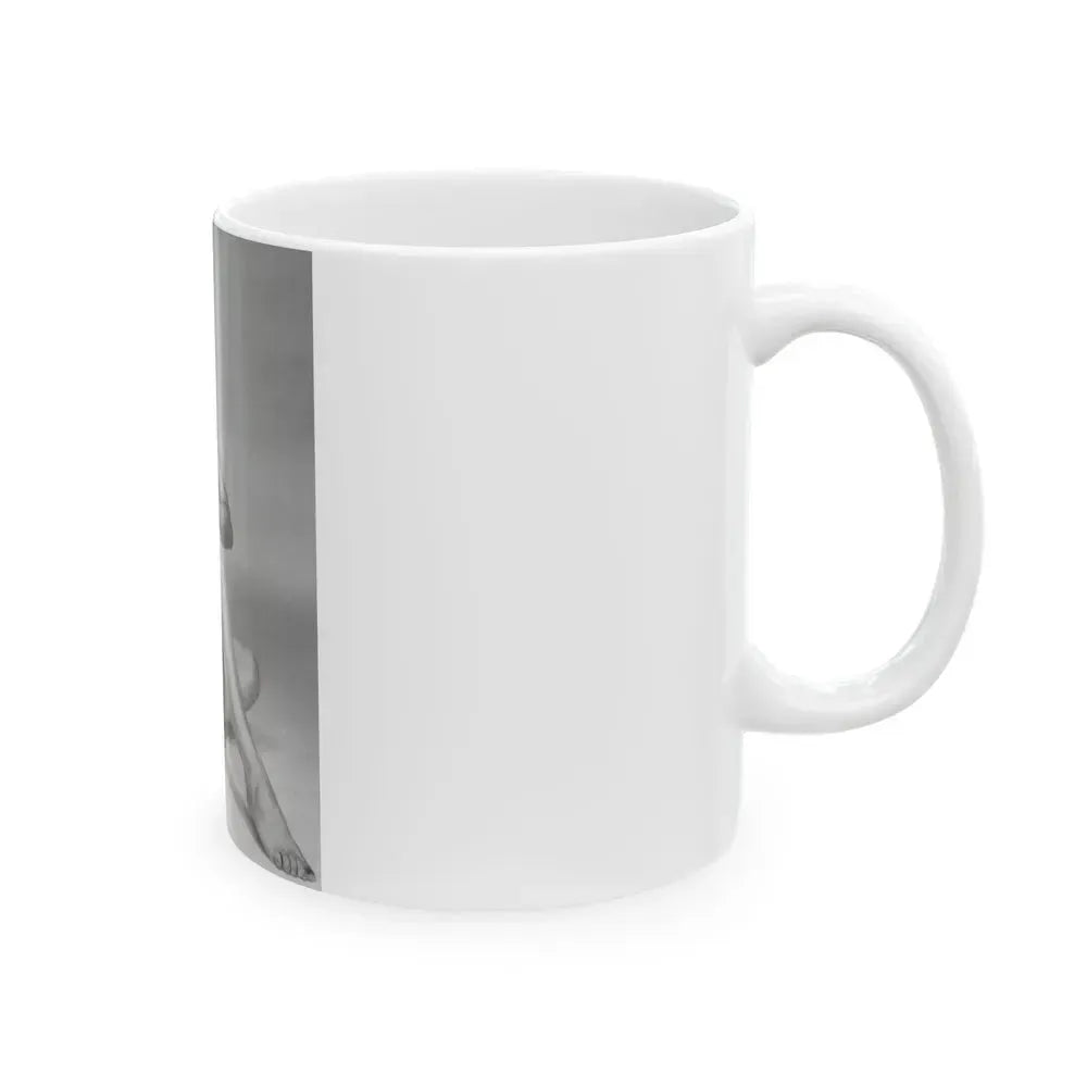 Bettie Page #500 (Vintage Female Icon) White Coffee Mug - Go Mug Yourself