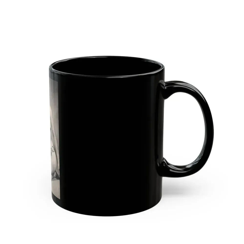Bettie Page #564 (Vintage Female Icon) Black Coffee Mug - Go Mug Yourself