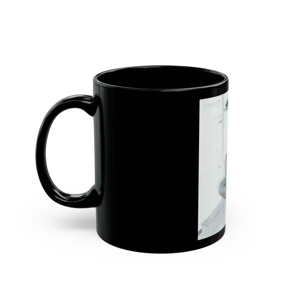 Bettie Page #575 (Vintage Female Icon) Black Coffee Mug-Go Mug Yourself