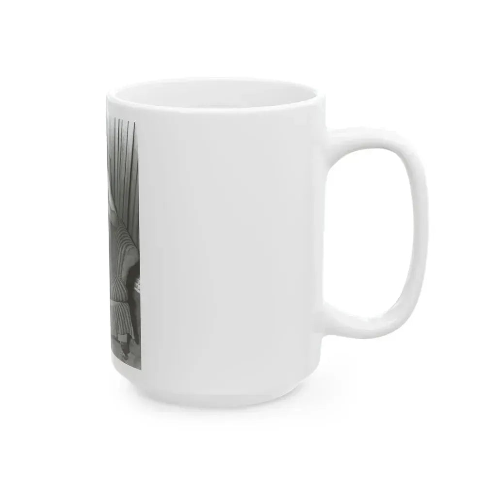 Bettie Page #589 (Vintage Female Icon) White Coffee Mug - Go Mug Yourself