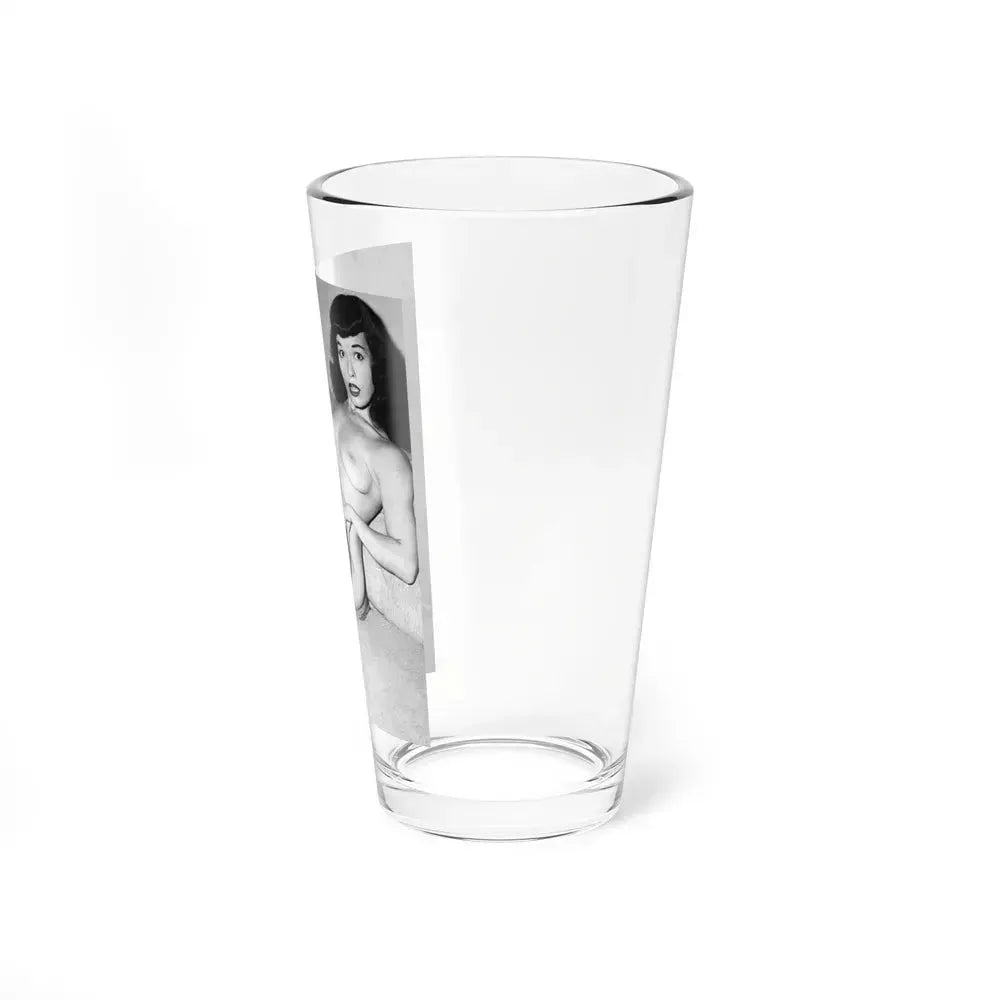 Bettie Page #612 (Vintage Female Icon) Pint Glass 16oz - Go Mug Yourself