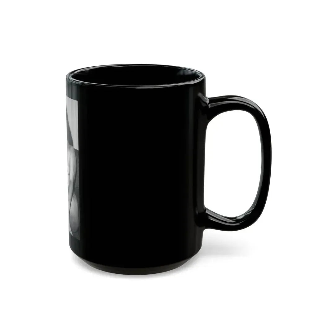 Bettie Page #613 (Vintage Female Icon) Black Coffee Mug - Go Mug Yourself