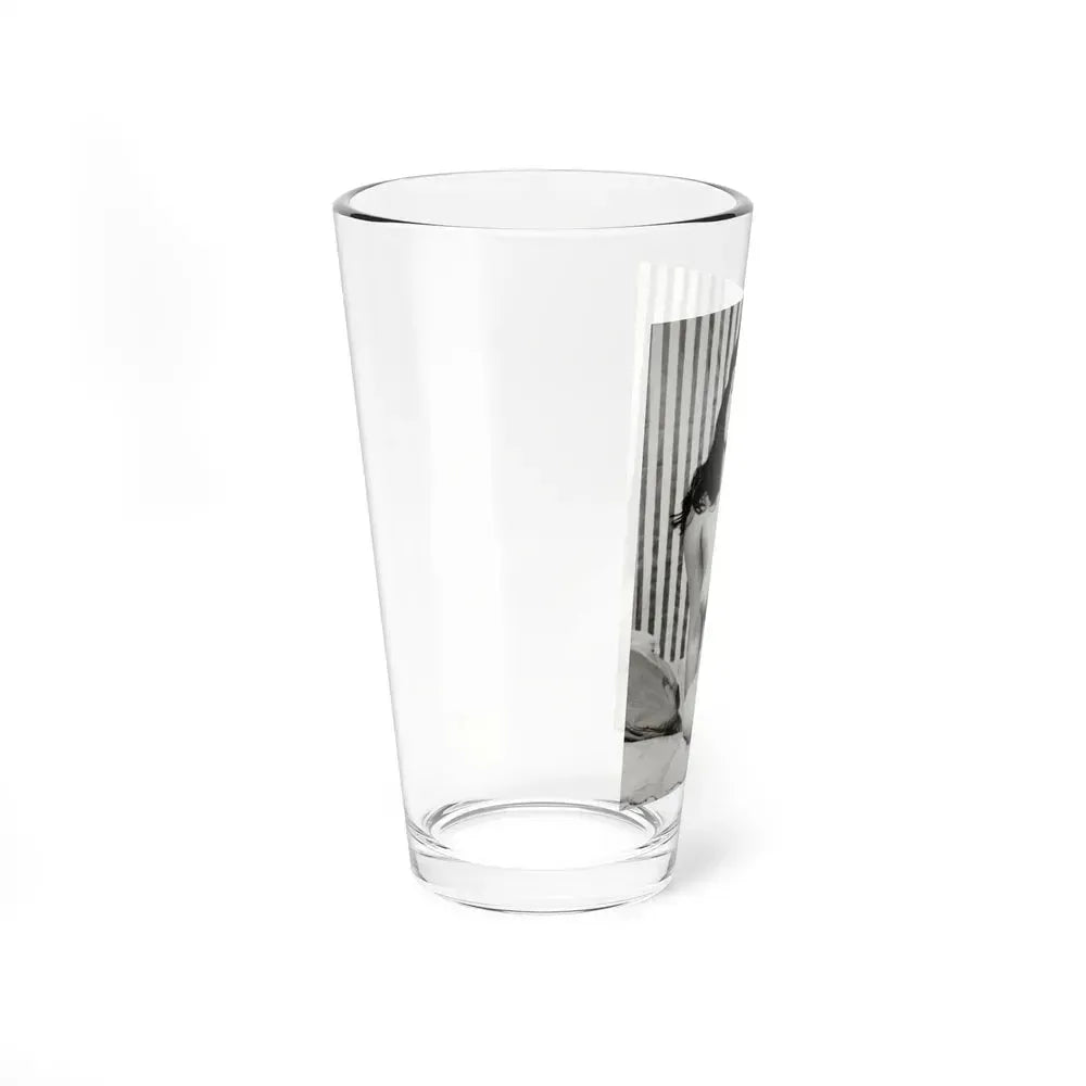 Bettie Page #614 (Vintage Female Icon) Pint Glass 16oz - Go Mug Yourself