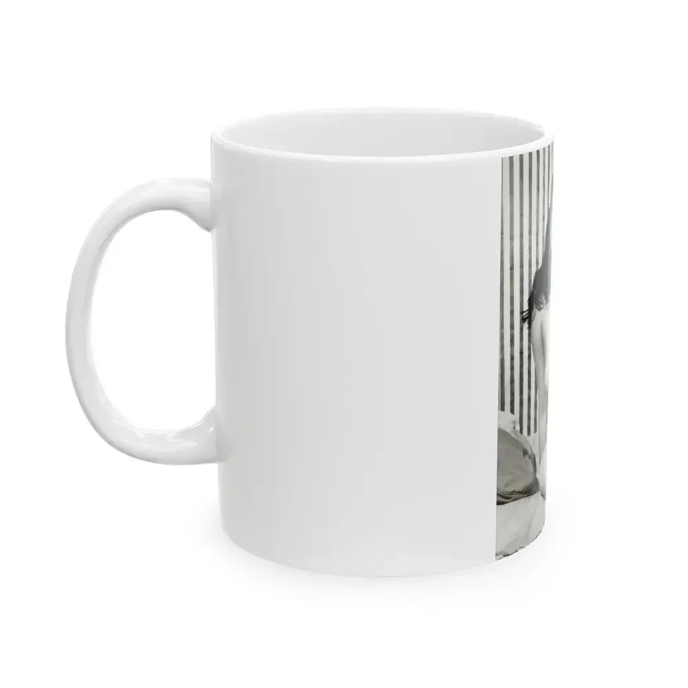 Bettie Page #614 (Vintage Female Icon) White Coffee Mug - Go Mug Yourself