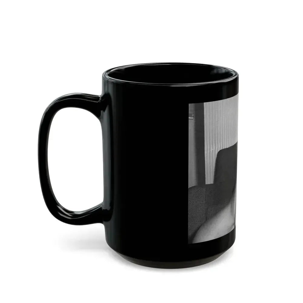 Bettie Page #616 (Vintage Female Icon) Black Coffee Mug - Go Mug Yourself