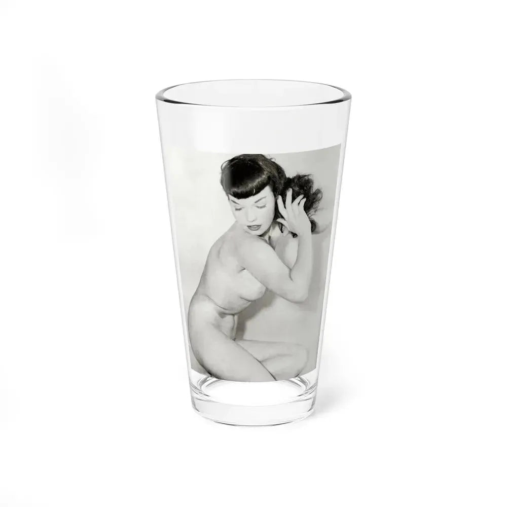 Bettie Page #619 (Vintage Female Icon) Pint Glass 16oz 16oz - Go Mug Yourself