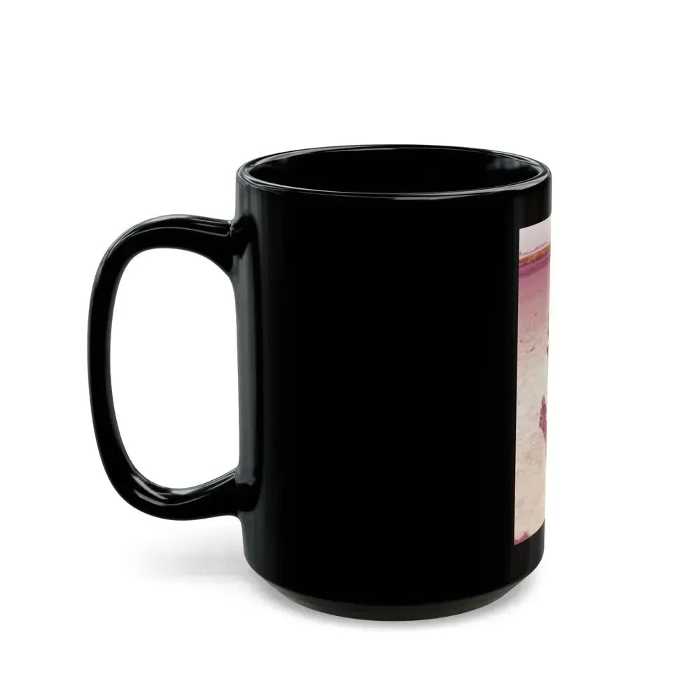 Bettie Page #62 (Vintage Female Icon) Black Coffee Mug - Go Mug Yourself