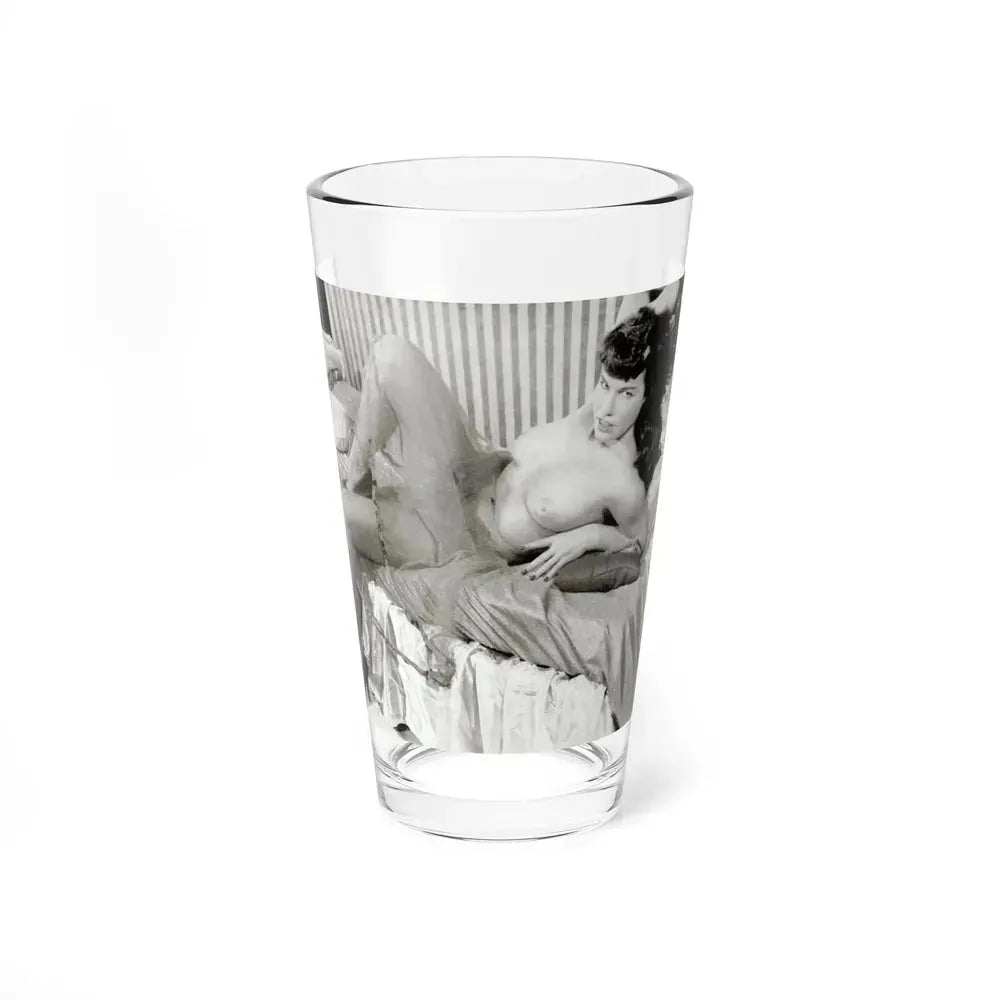 Bettie Page #622 (Vintage Female Icon) Pint Glass 16oz 16oz - Go Mug Yourself