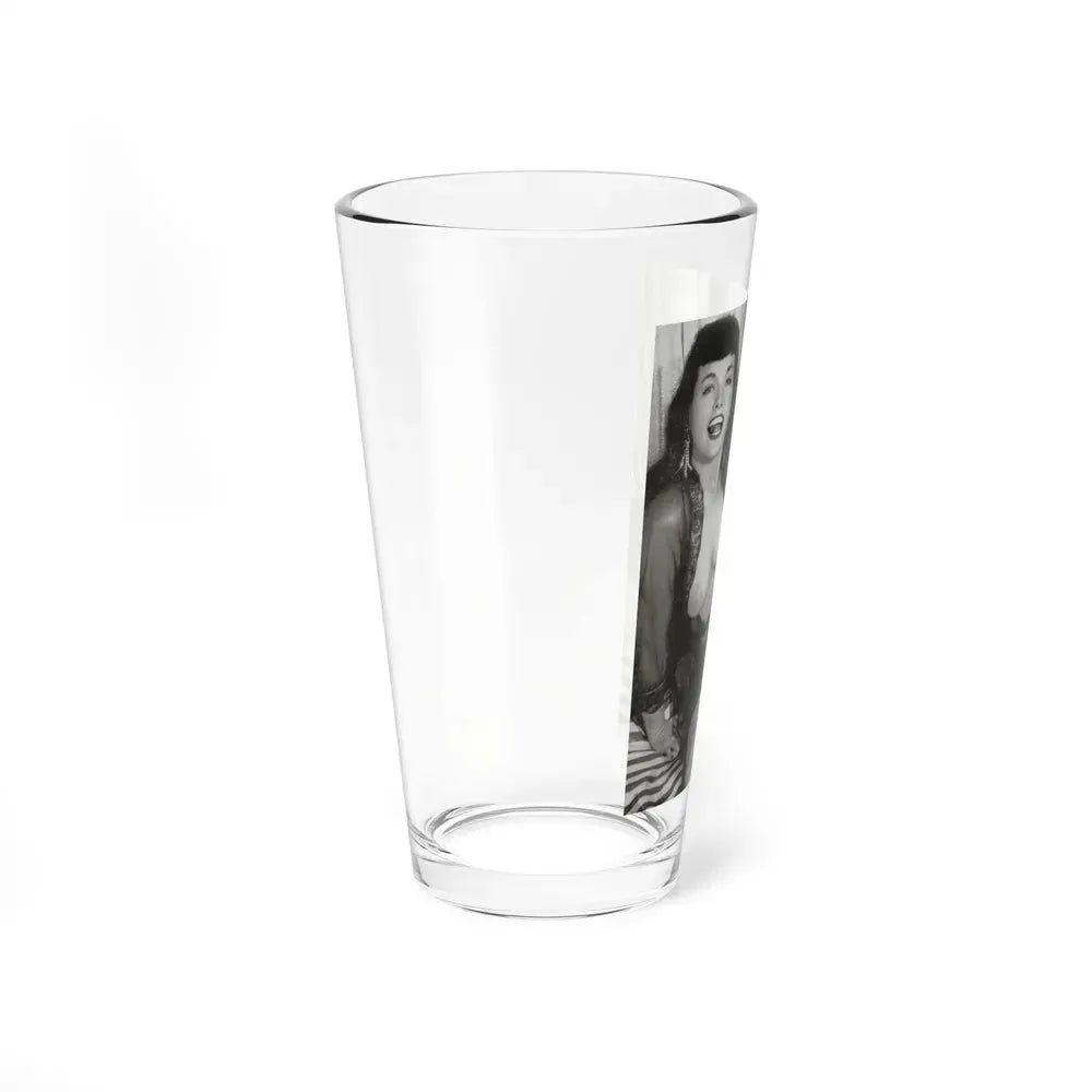 Bettie Page #623 (Vintage Female Icon) Pint Glass 16oz - Go Mug Yourself