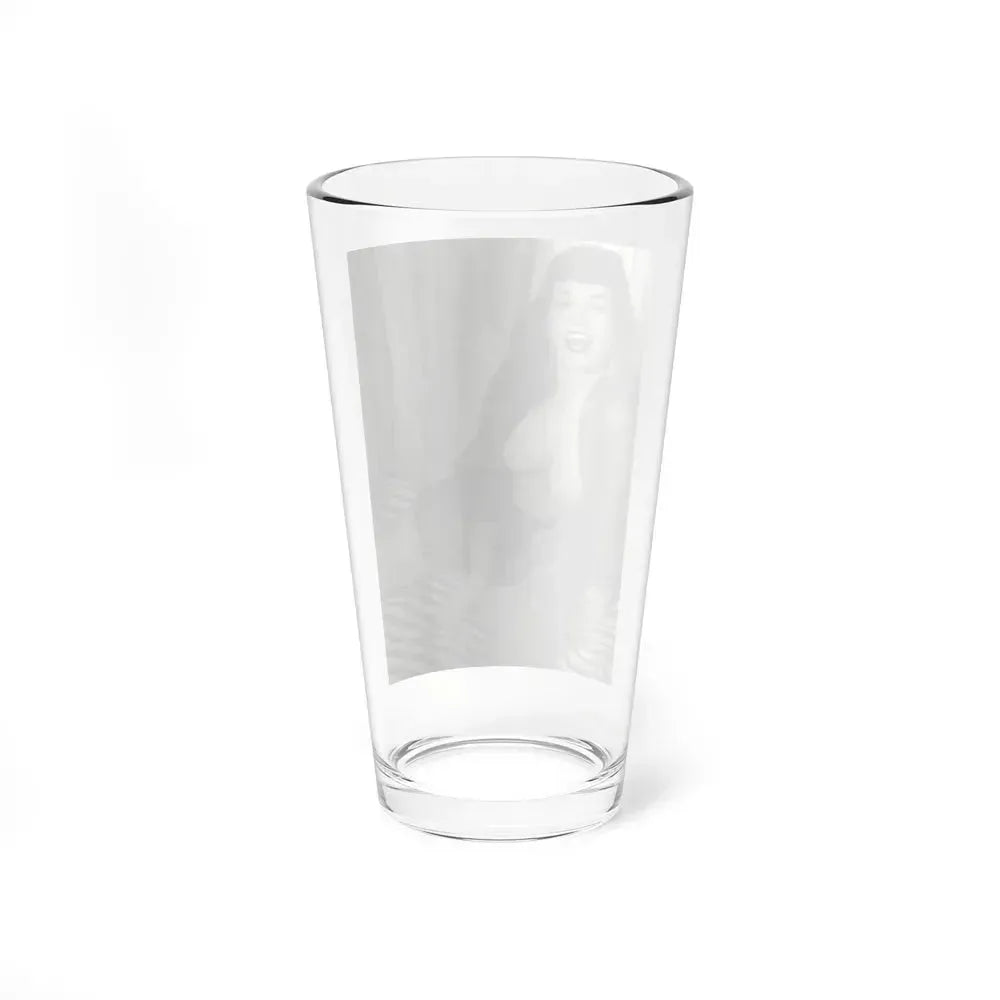Bettie Page #623 (Vintage Female Icon) Pint Glass 16oz - Go Mug Yourself