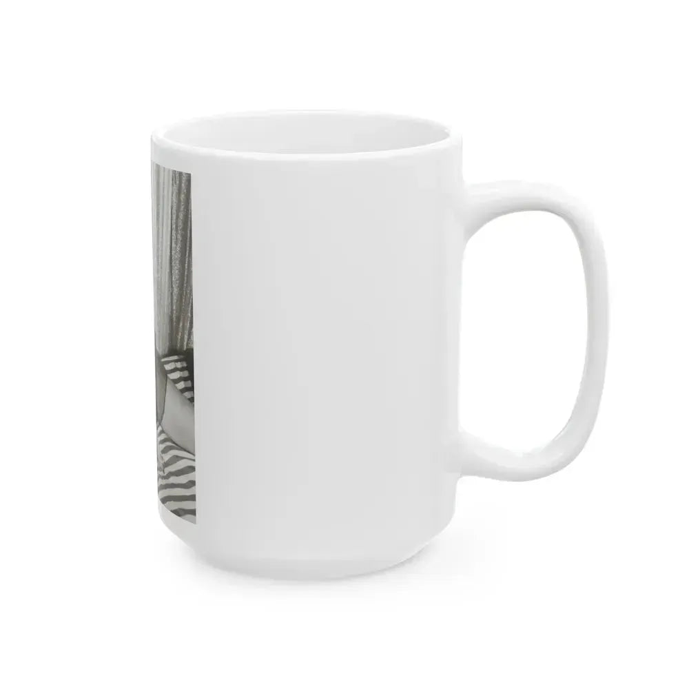 Bettie Page #623 (Vintage Female Icon) White Coffee Mug - Go Mug Yourself