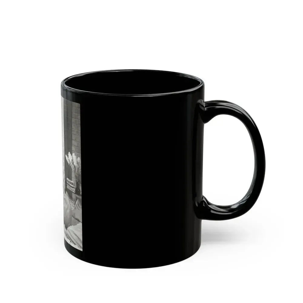 Bettie Page #624 (Vintage Female Icon) Black Coffee Mug - Go Mug Yourself