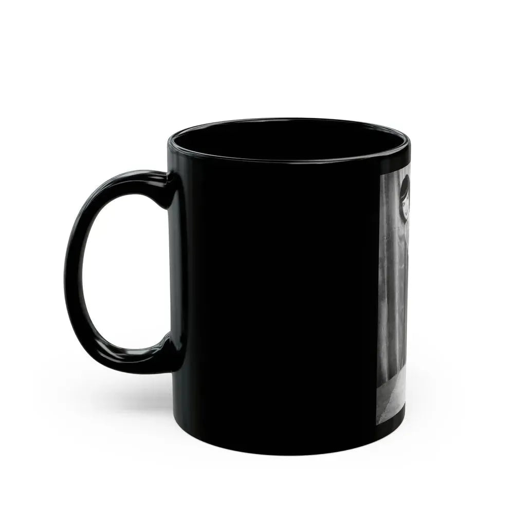 Bettie Page #628 (Vintage Female Icon) Black Coffee Mug - Go Mug Yourself