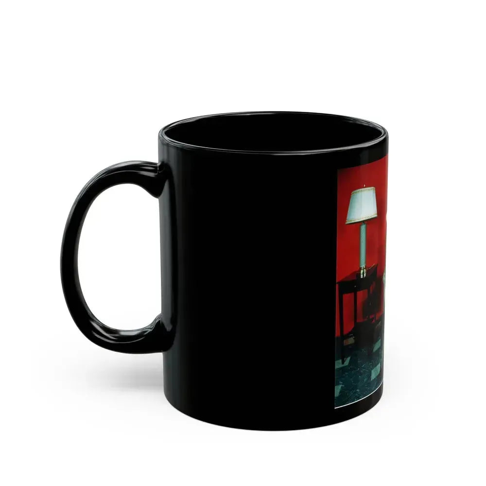 Bettie Page #63 (Vintage Female Icon) Black Coffee Mug - Go Mug Yourself