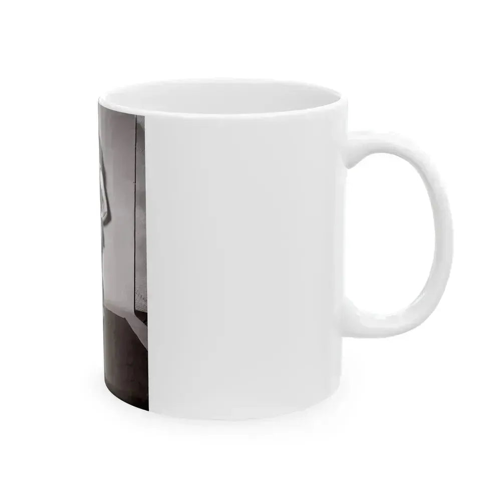 Bettie Page #631 (Vintage Female Icon) White Coffee Mug - Go Mug Yourself