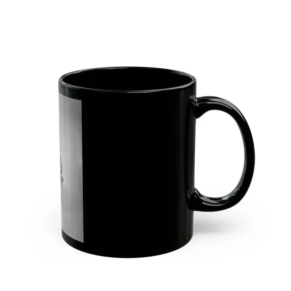 Bettie Page #633 (Vintage Female Icon) Black Coffee Mug - Go Mug Yourself