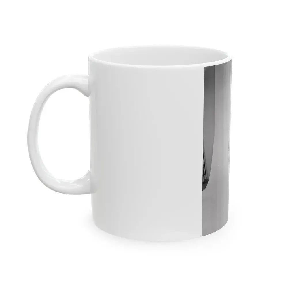 Bettie Page #633 (Vintage Female Icon) White Coffee Mug - Go Mug Yourself